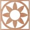 Ekena Millwork Blume Wood Fretwork Pierced Ceiling Medallion, Cherry, 30"OD x 10 3/8"ID x 1/4"T CMWP30X30X0250BLCH - alternate 4